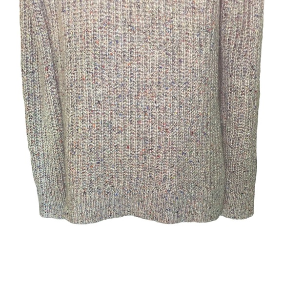Madewell Colorfleck Ribbed Silk Blend Knitted Turtleneck Sweater - XXS - Picture 9 of 15